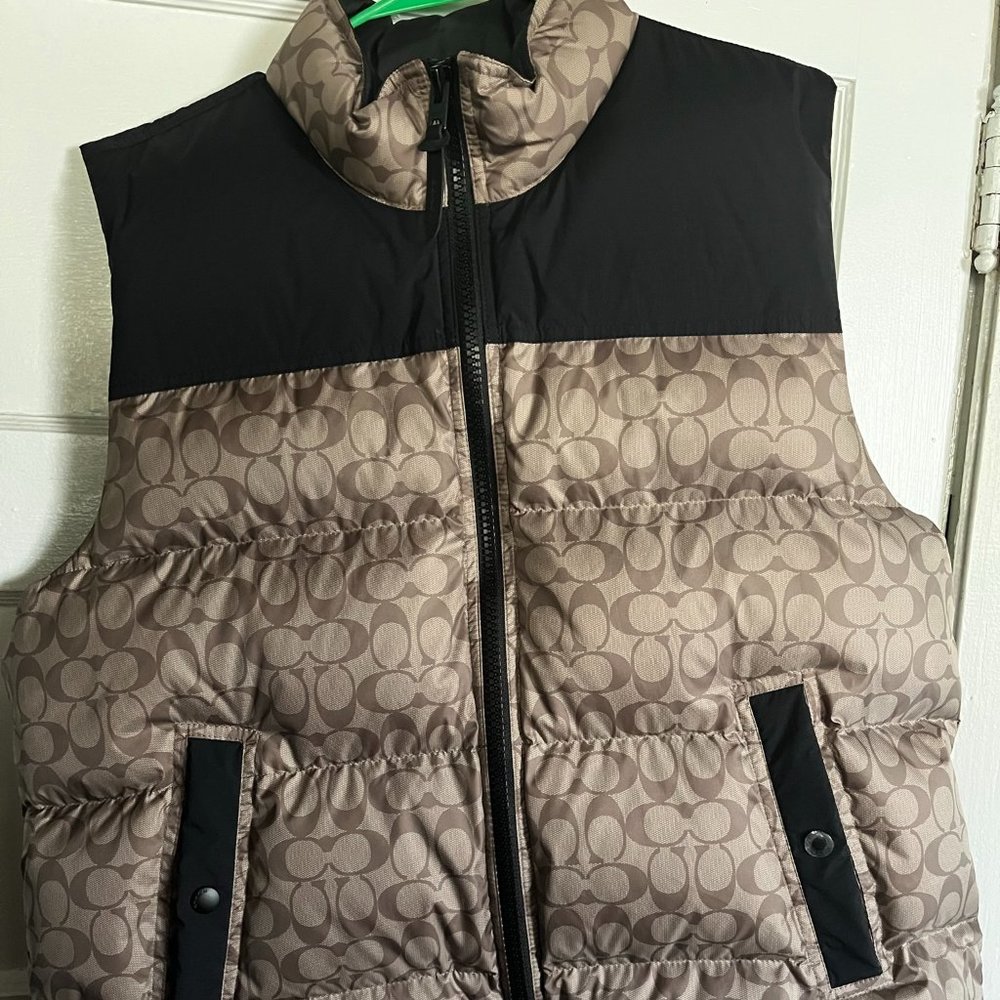Coach Signature Down Vest